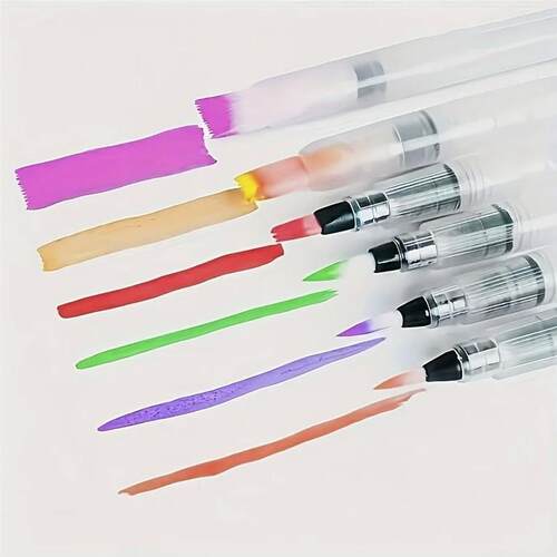 12/24pcs Watercolor Brush Pens Set, Super Easy To Use And Fi