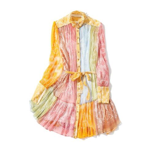 High end womens silk dress womens 2022 new age reduction f