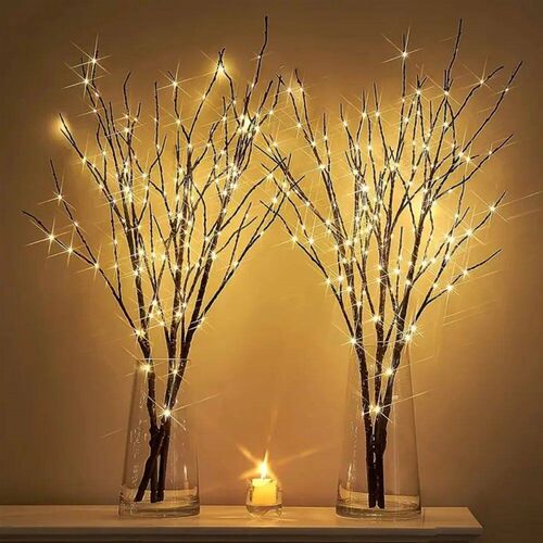 1PC 50LED copper wire birch branch light,available in white