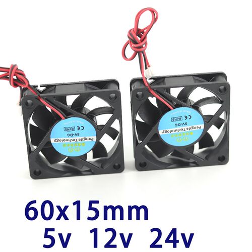 3d printer fan 6015 2pins 60mm 60x60 x15 mm 6cm cooling fan