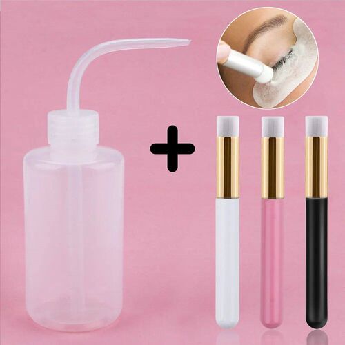 Eyelash Extension Cleaning Bottle Eye Lashes Clean Brush Eye