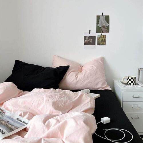 soft bed sheets fitted sheet cotton pillow cases 床笠 枕套