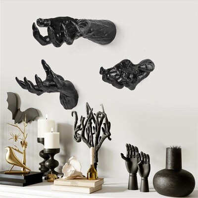 Halloween Decorations,Wall Mounted Creepy Reaching Hands
