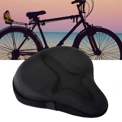 Soft Comfortable Silicone Seat Cushion Saddle Cover Bicycle