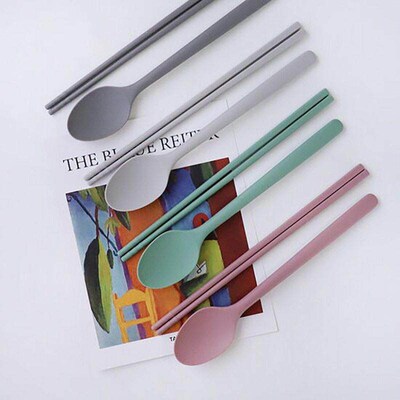 Customized Silicone Tableware Spoon Chopsticks Japanese and