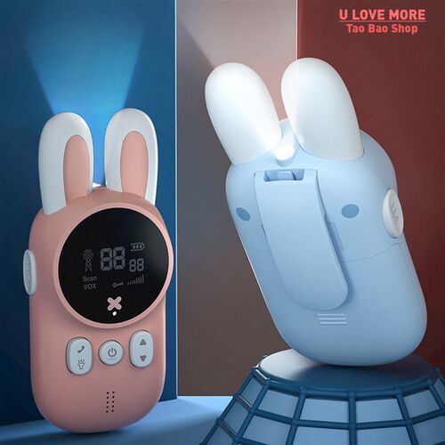 2 Pack Childrens Walkie Talkie Two-Way 3KM Wireless Set Min