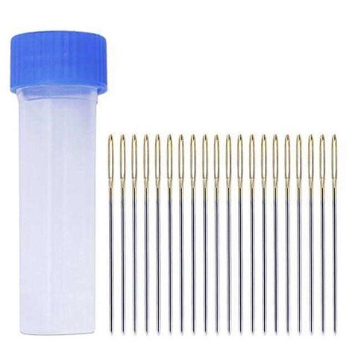 C01-006-0009 Metal Hollow Single Pointed Knitting Needle Swe