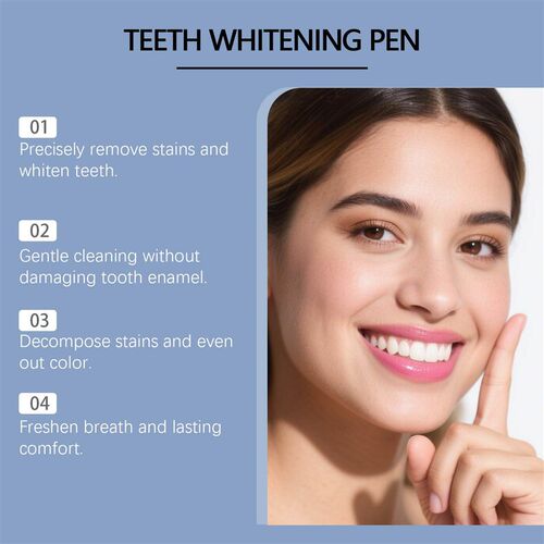 ORALHOE Teeth Cleaning Pen - Gently cleans tooth stains and