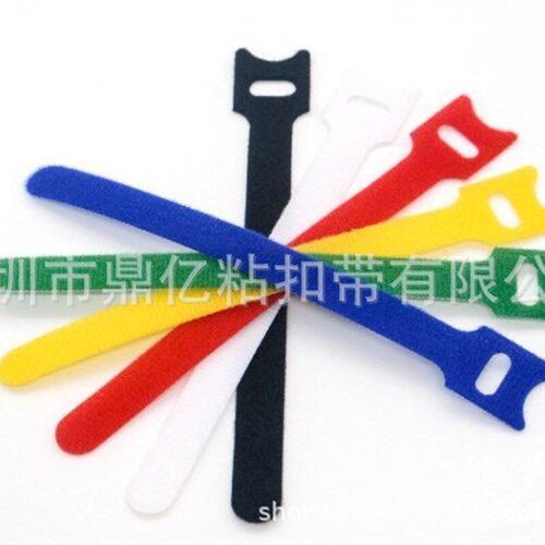 Magic Tie Straps Data Cable Ties Hook and Loop Back to Back