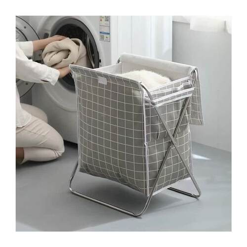 folding large size dirty clothes fabric basket laundry box