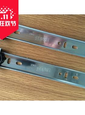 西班牙OSLS三节走珠钢珠滑轨抽屉路轨带阻尼缓冲侧装承重公斤