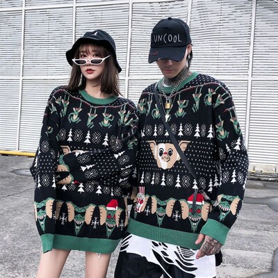 2023 Ugly Christmas Sweater For gift Santa Elf Funny Pullove