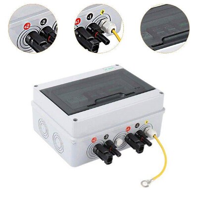 Solar DC Combiner Box 1 Input 1 Output Dustproof Easy to