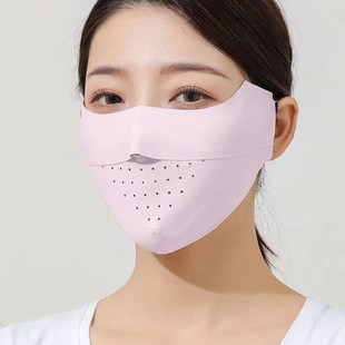Sun Protection Ice Silk 3D Face Mask Women Cycling Anti-UV H
