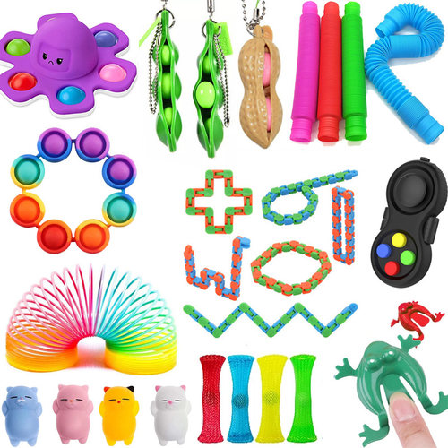 Figet Toys Pack Anti Sss Adults Kids Squeeze Sensory Autism