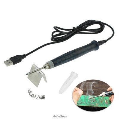 Mini Portable USB 5V 8W Electric Powered Soldering Iron Pen