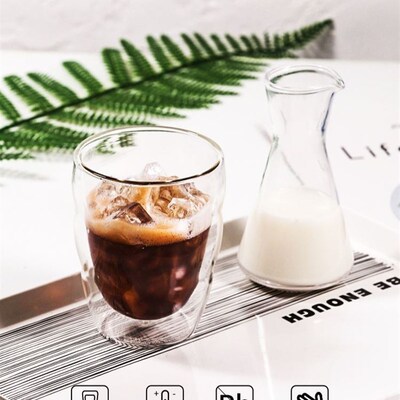 Water glass mug Coffee Cup Set Heat-resistant Double Handle
