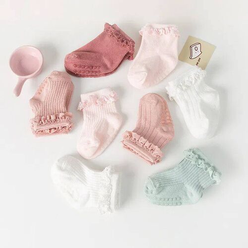 3 Pairs/Lot Infant Sock Cartoon Newborn Baby Socks Dispensin