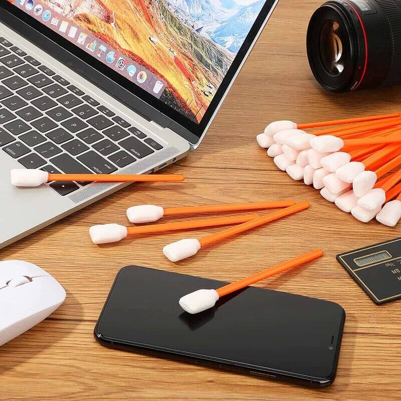 200Piece Foam Swabs s Cleanroom Detailing Swab Sponge s For - 实物图