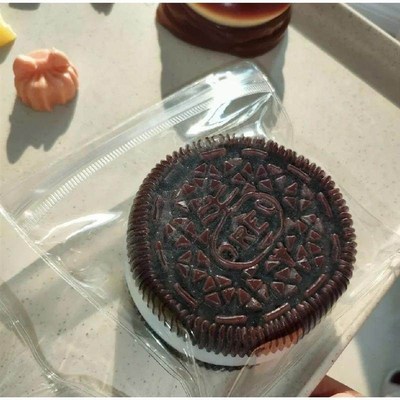 Big Oreo Handmade Silicone Sss Relief Squishy Toy Mochi