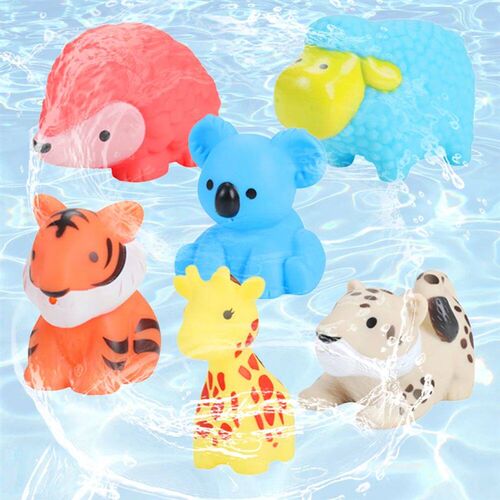 Baby Bath Toys Cute Sea Animals Preschool Toy Colorful Soft