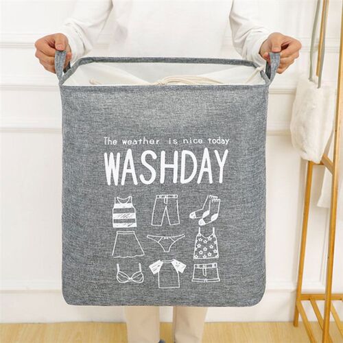 1pc Foldable Laundry Bag Dirty Clothes Storage Container La