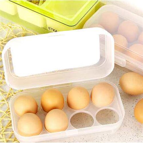 8 pieces of egg preservation storage box portable egg picnic