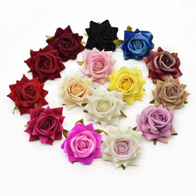 10Pcs Silk Roses Bridal Accessories Clearance Artificial Flo