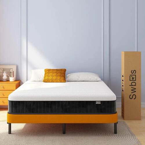,12 Inch Memory Foam Firm Size with Hybrid Queen Bed Mattres