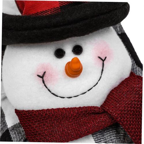 Christmas curtain buckle party decoration gift old man snowm
