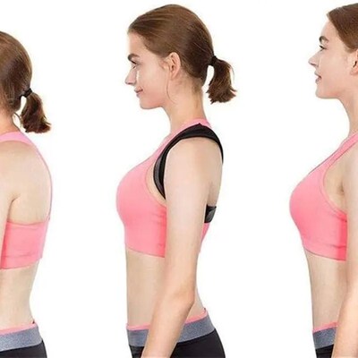 Adjustable Back Shoulder Posture Corrector Belt Clavicle Spi