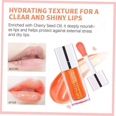 Ibcccndc Plump Lip Glow Care Oil Plumping Gloss NonStick cup