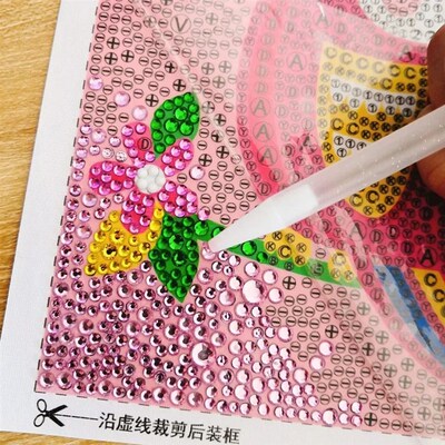 New DIY Mosaic Carft Kits Diamond Arts and Crafts For Kids B