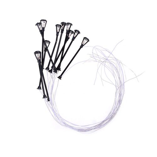 10pcs/set Model LED Sreet Lamp Lighting Single Head Train La