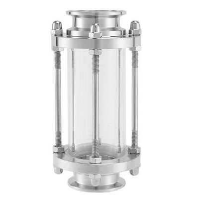 Y17A In-Line Sight Glass With Clamp End,Flow Sanitary