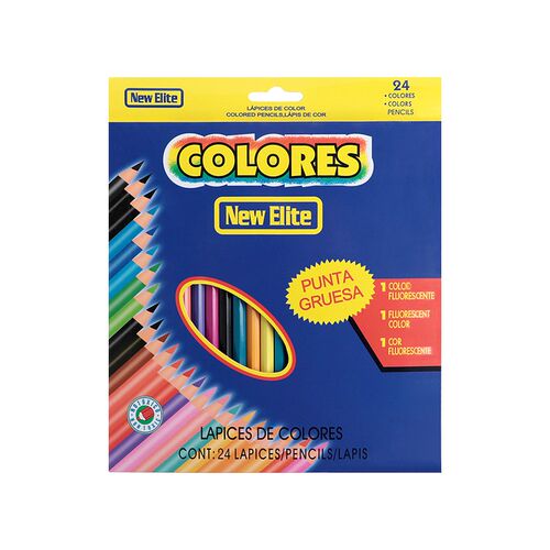 Oil colored pencil students draw 24 color pencils by hand