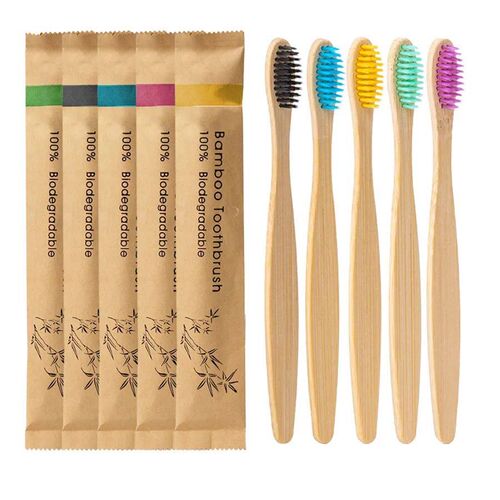 10pcs bamboo soft hair toothbrush gourd shaped handle indepe