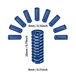 4/8PCS 8*20mm 3D Printer Motherboard Compression Springs Lig