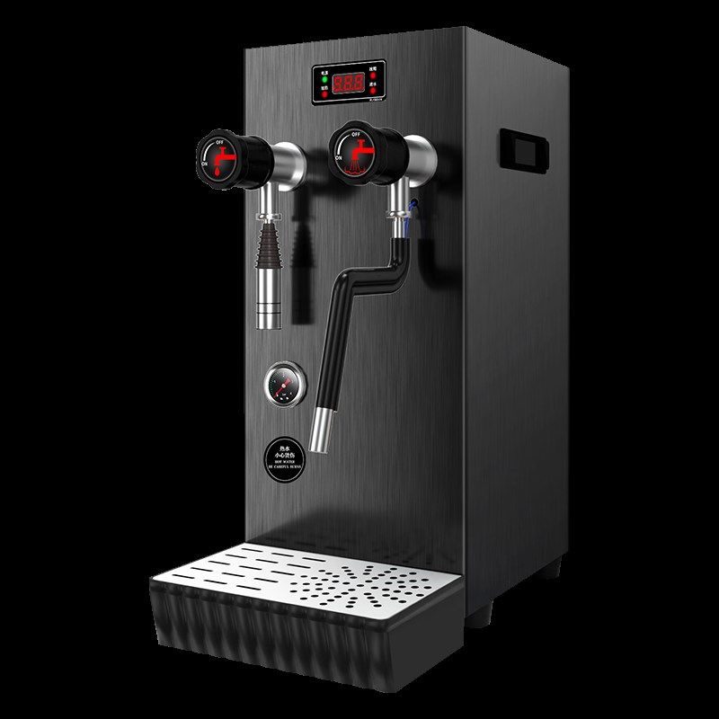 鼎百商用蒸汽机奶茶店咖啡厅吧台步进式头奶泡机加热器烧开水机