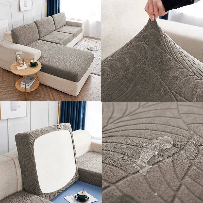 Waterproof Sofa Cover For Living Room Stch Jacquard Sofa Sea图片