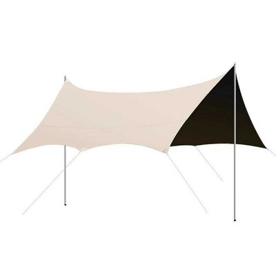 Black glue skyscraper tent to protect against the rain, camp