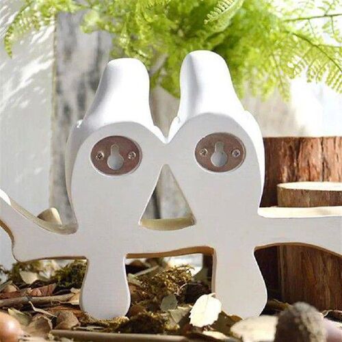 Resin Bird Hooks Practical Function In Space Saving Strong