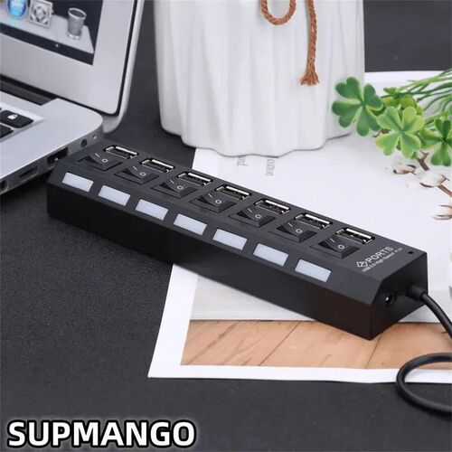 USB Hub Hub USB Adapter Multi Ports Use Power Adapter Extens