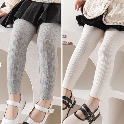 Childrens Pantyhose Spring New Solid Color All-match Girls