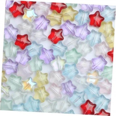 100PC/lot 8mm AB Color Star Beads Czech Glass Loose Spacer