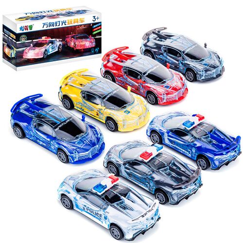 Electric Universal Wheel Car Toys Inertia With Light Music C