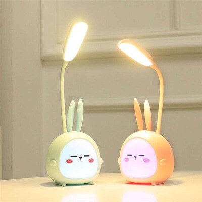 Portable LED Desk Lamp Foldable Light Cute Cartoon Desk Lamp