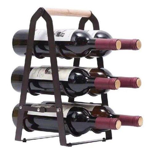 Metal Wine Rack Countertop 6 Bottle Wine Rack Wine Storage