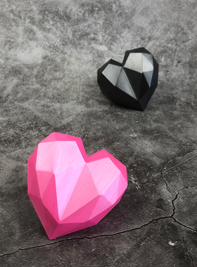 创意车载香水香薰汽车几何爱心空调出风口夹扩香石女车内装饰用品