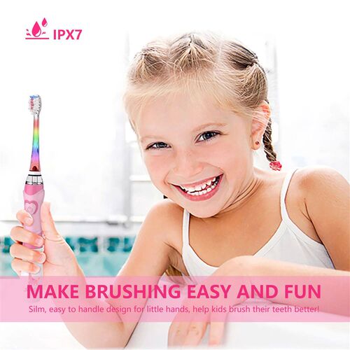 Seago Children Electric Toothbrush with 8 Toothbrush Heads 2